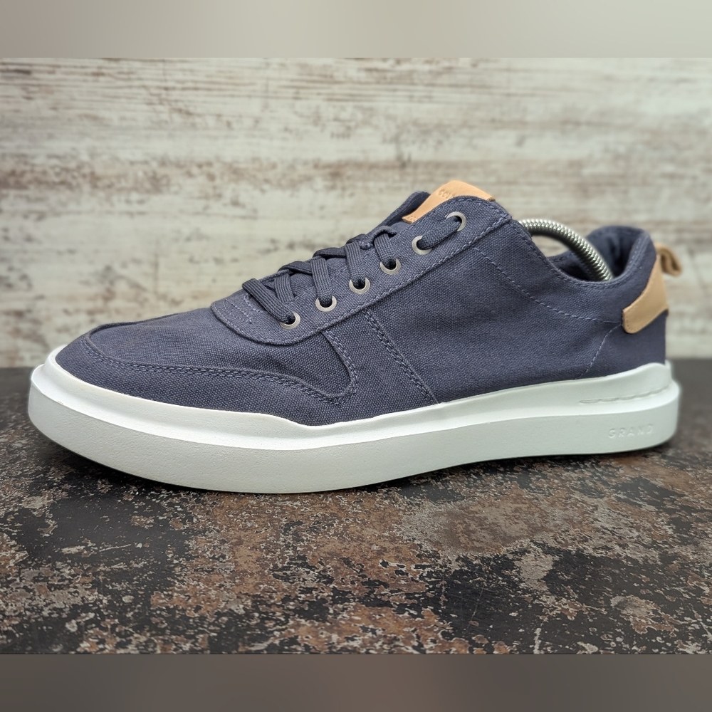 Mens Cole Haan Grandpro Rally Canvas Court Sneakers Shoes Sz 10.5 Used C34716